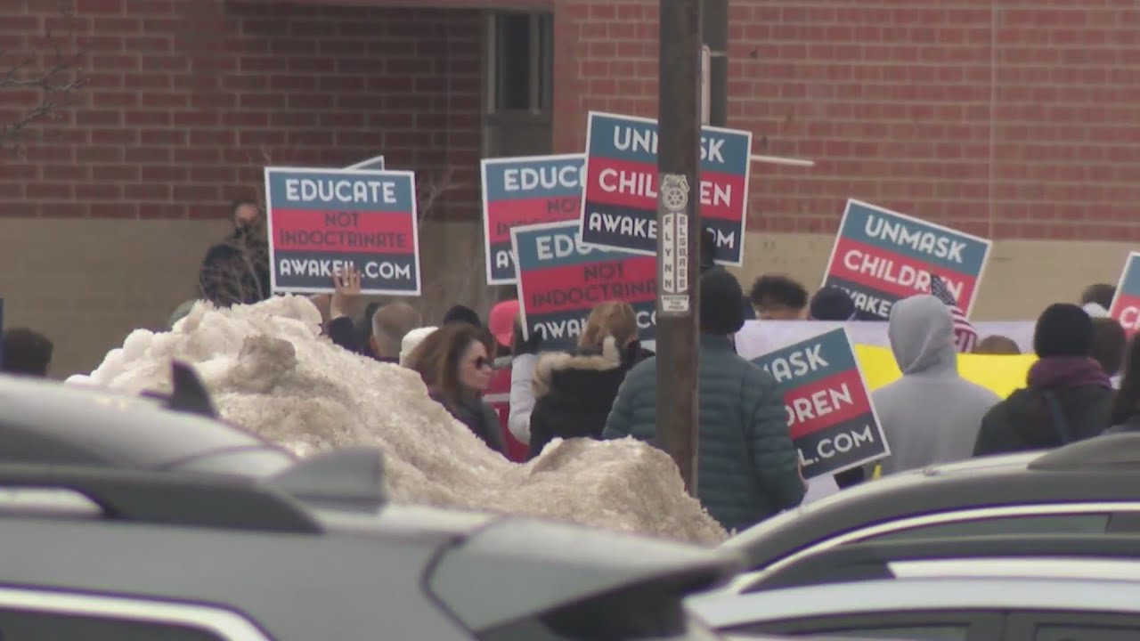 Stevenson High School students protest mask mandate in classrooms