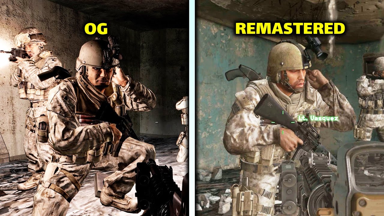Крутые изменения и детали в миссии «Боевой свин» | COD 4: MW | OG против Remastered | ЧАСТЬ 5
