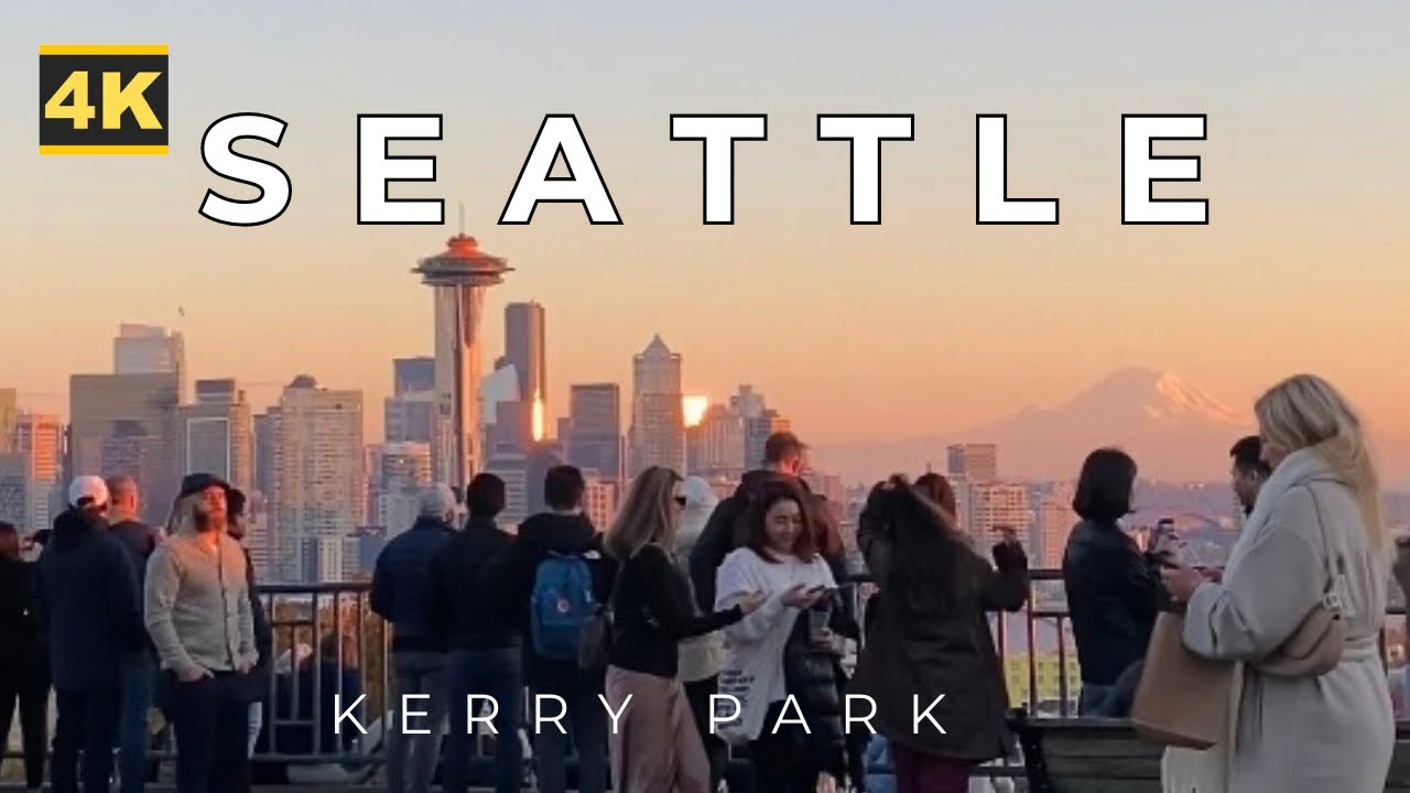 [4K] Seattle's Kerry Park in Washington