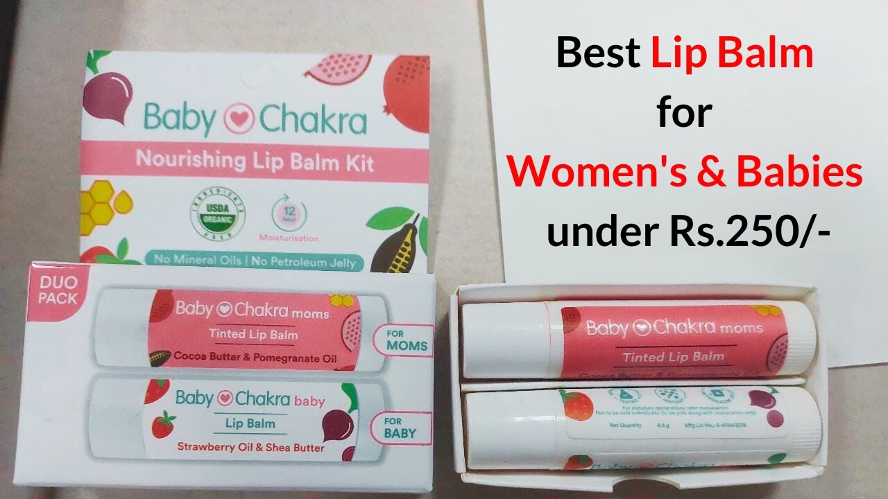 BabyChakra Lip Balm Duo for Women's & Babies under rs.250 | BabyChakra Lip Balm Review