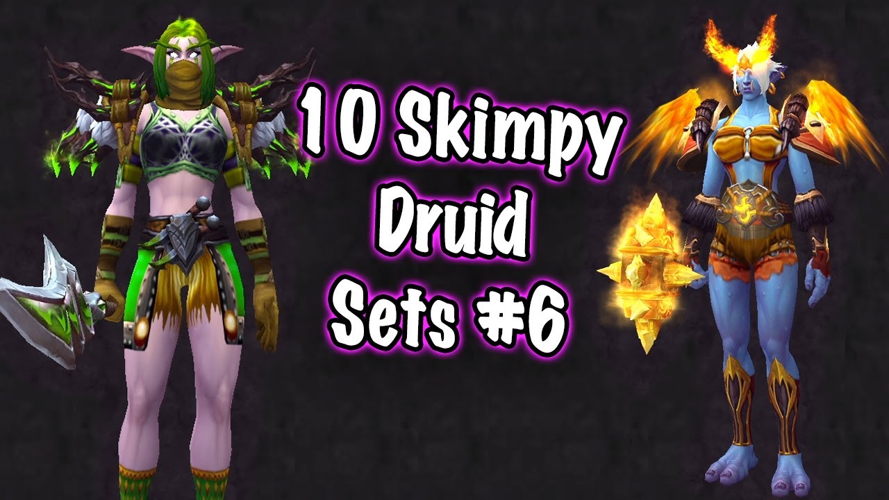 Jessiehealz - 10 Skimpy Druid Sets #6 (World of Warcraft)