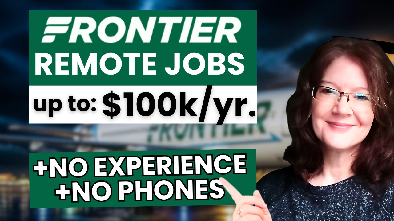 Remote Jobs At Frontier Airlines + No Experience & No Phone Work From Home Jobs Hiring Now