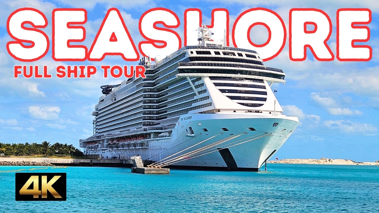 Пешеходная экскурсия по всему кораблю MSC Seashore в 2026 году | Все общедоступные палубы и площа...