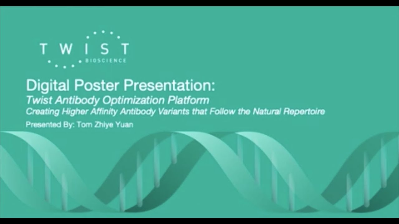 Twist Antibody Optimization Platform: Higher affinity antibodies that follow the natural repertoire