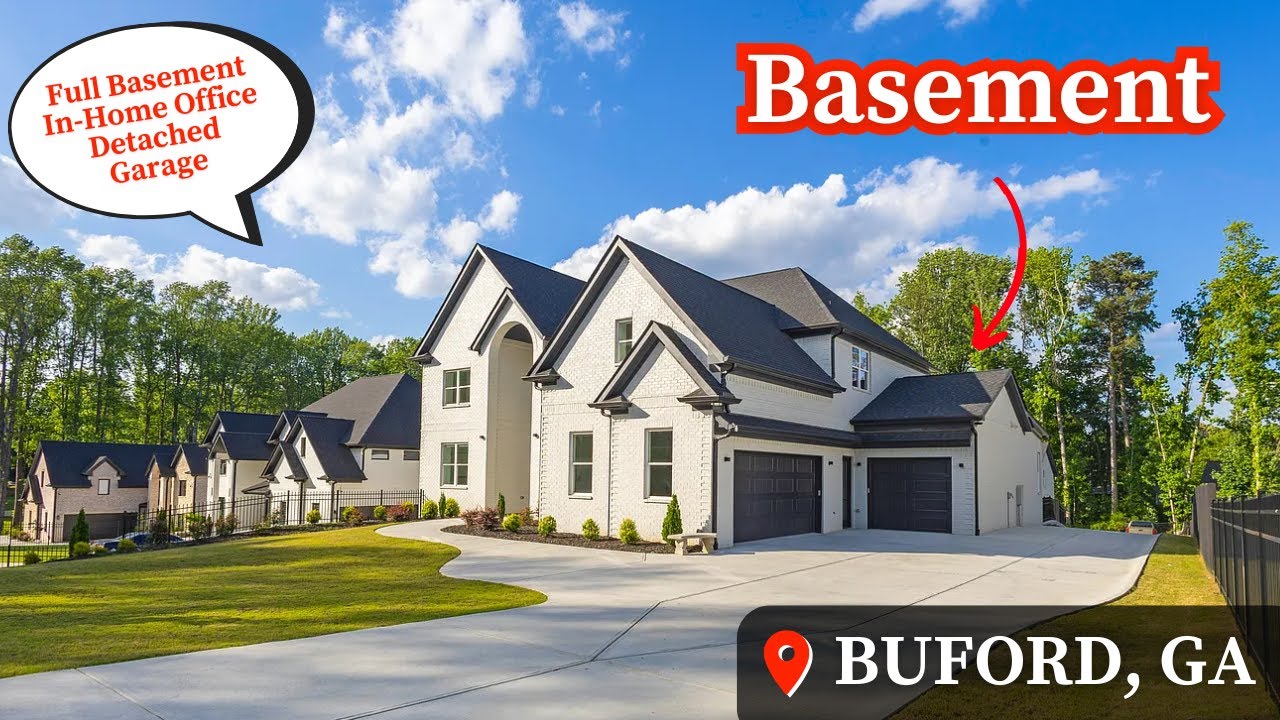 Living In Buford, GA | Sardis Estates | Home Tour | Full Basement | Atlanta New Homes