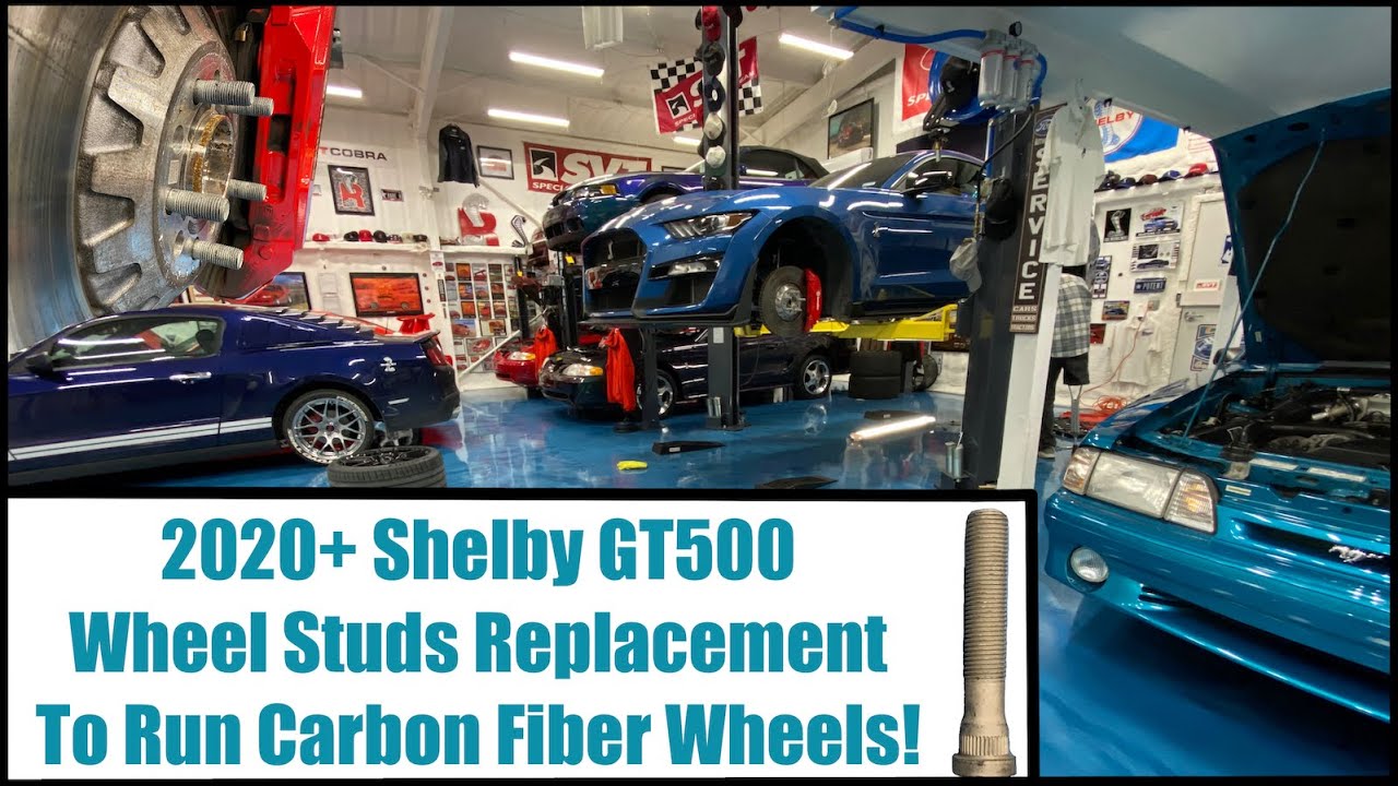 2020+ Shelby GT500 wheel studs swap for carbon fiber wheel addition!