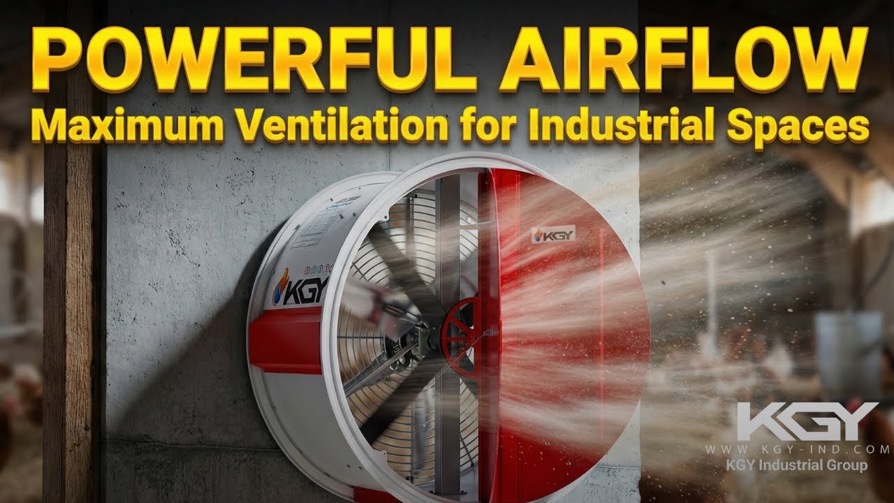 Amazing high airflow exhaust fan for poultry - Review!
