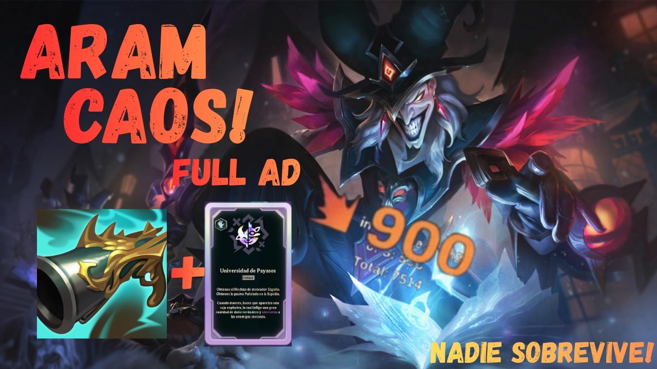 💥 LOCURA en ARAM CAOS con Shaco 🤡🔥 ¡Nadie sobrevivió!