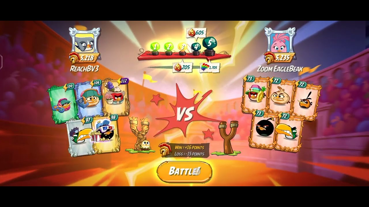 Angry Birds 2 Arena battle Today #210525