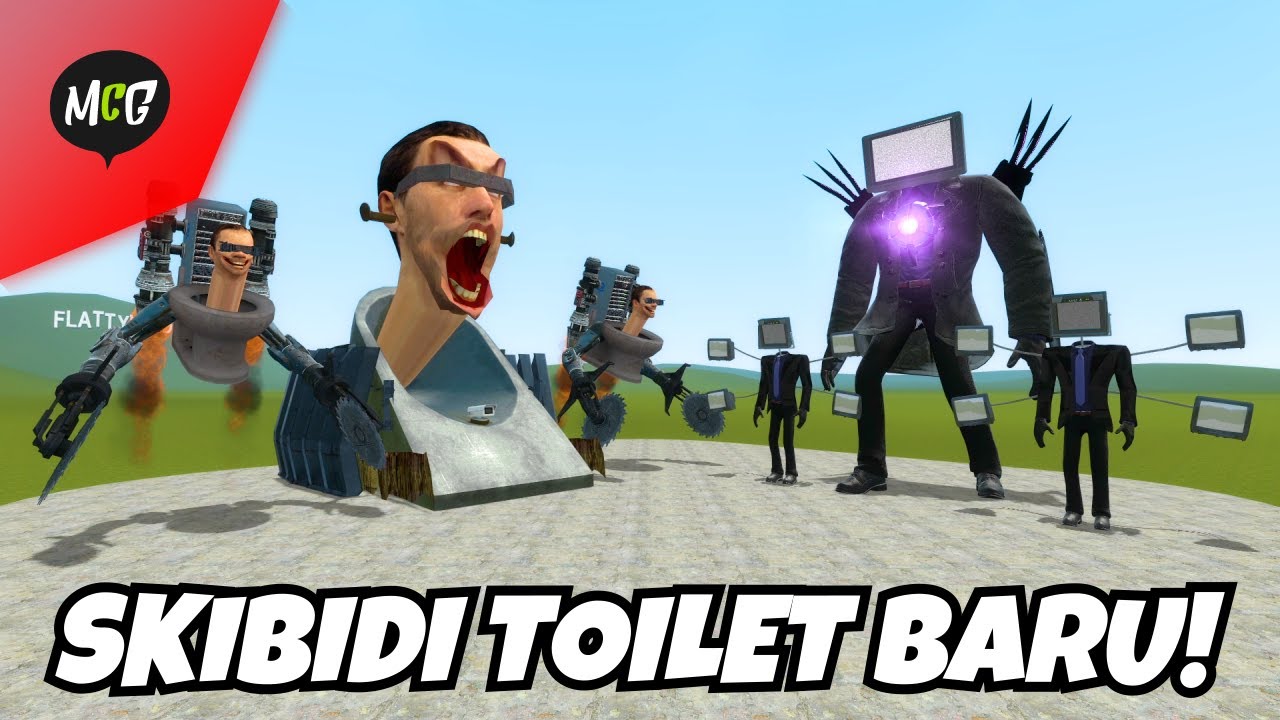 Semua Skibidi Toilet Jenis Baru vs Mecha TV Man!