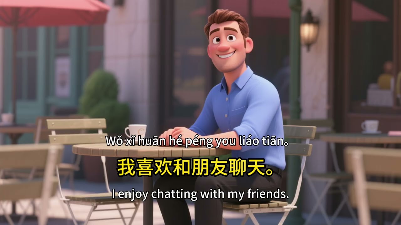 Chinese self-introduction phrases, online chat【自我介绍】 | Authentic Chinese conversation #learnchinese