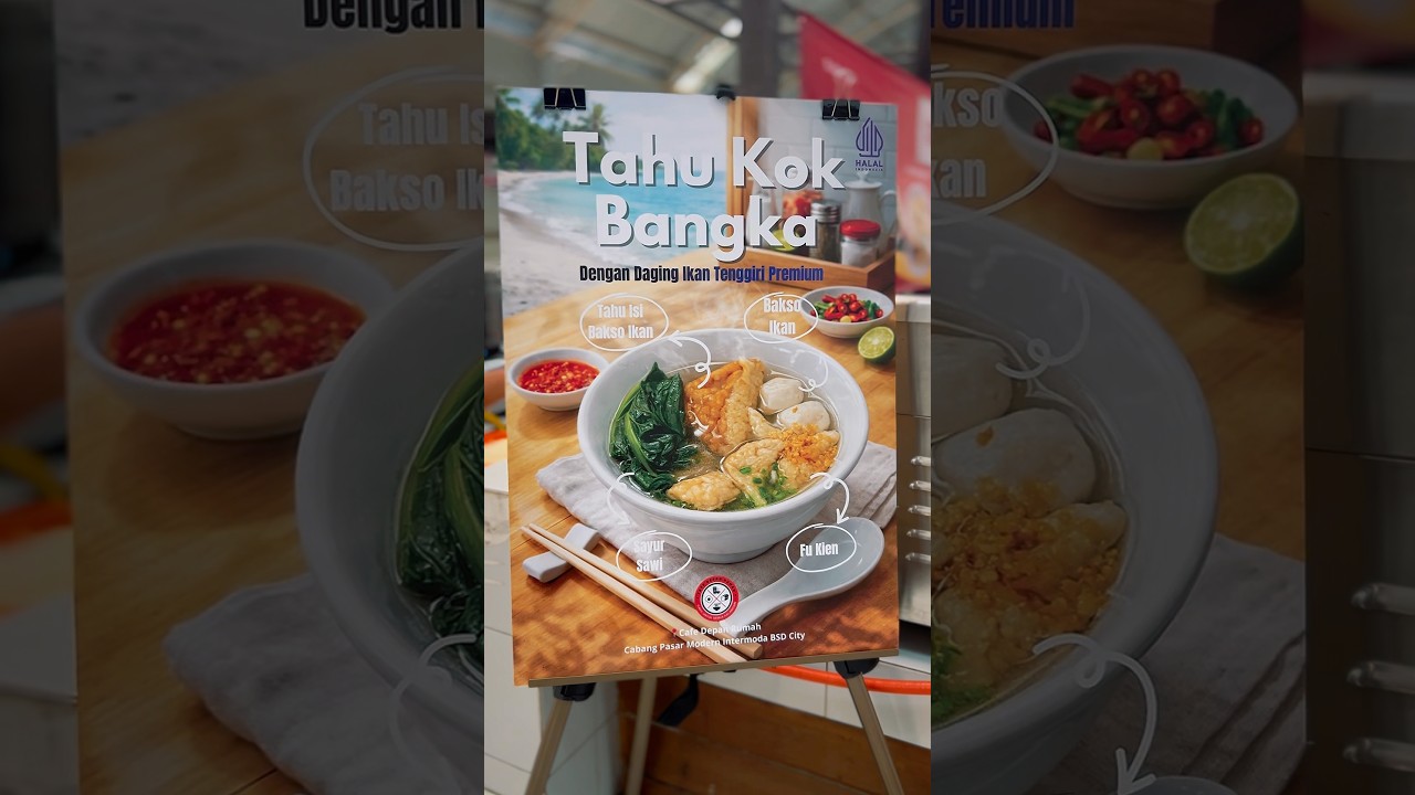 Bakmi Bangka Kuliner BSD Serpong Tangerang #kuliner #bakmihalal #kulinerbsd #kulinertangerang #tahu