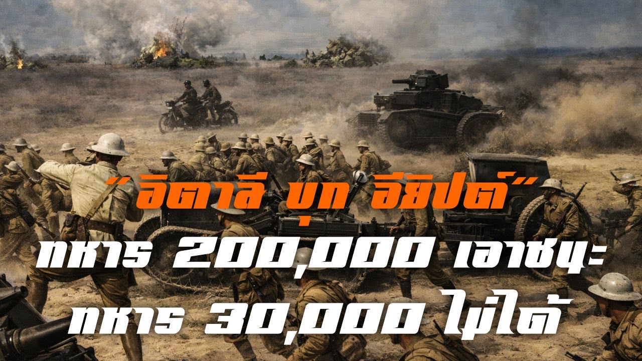 «Италия вторгается в Египет». 200 000 итальянских солдат не смогли победить 30 000 итальянских со...