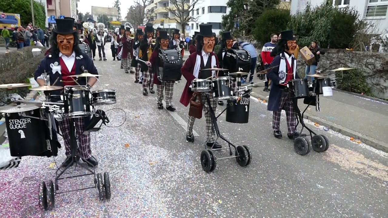 guggemuusik stenzer gugge 63 in Allschwil Fasnacht 2020 teil 2