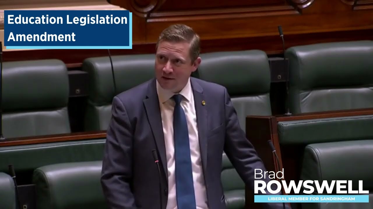 Education Legislation Amendment (Adult and Community Education) Bill 2022 | Brad Rowswell MP