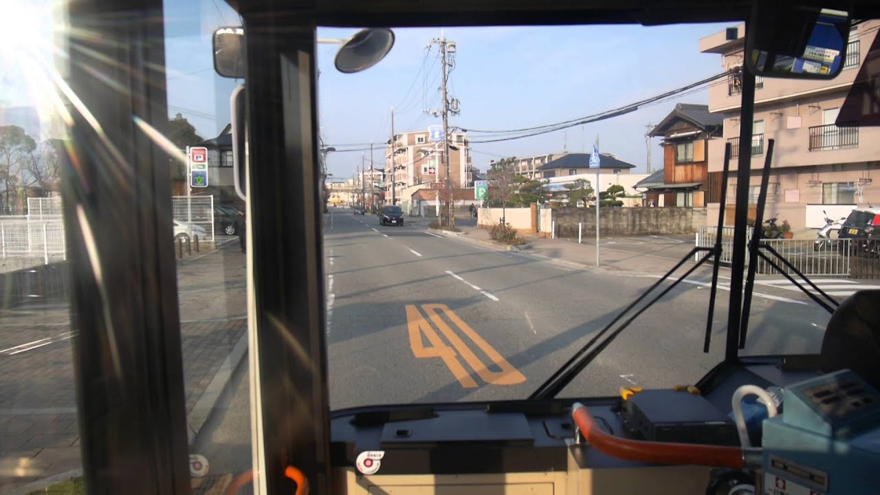 前面展望】園田駅前～若王寺（なこうじ）～阪急塚口【尼崎市交通局・21番】