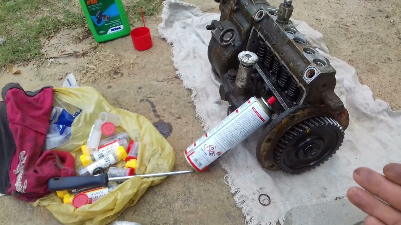 como funciona os elementos e válvulas de uma bomba  Injetora