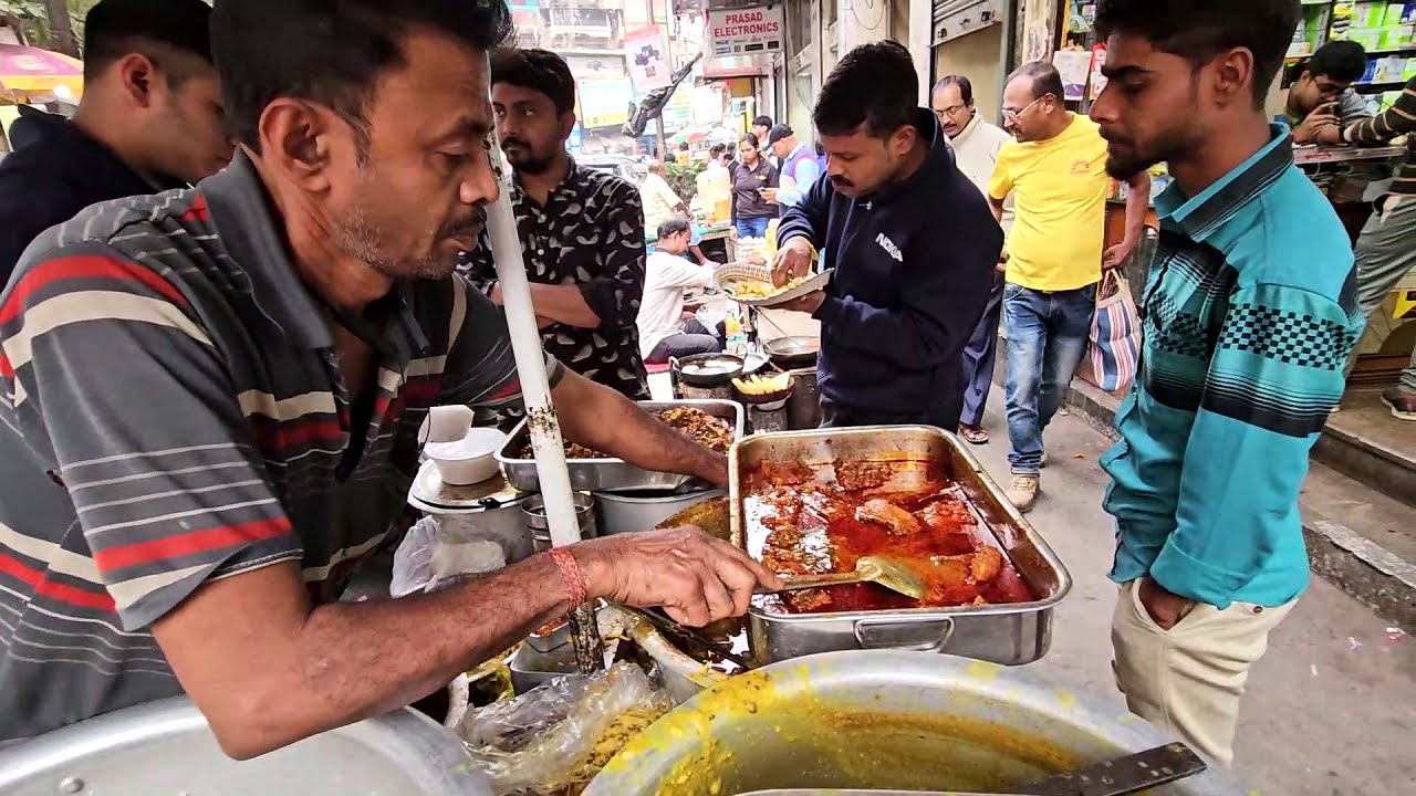 Bangali Mach Bhater Street Hotel in Kolkata | Lots of Fish Variety | Katla Tangra Rui Chicken