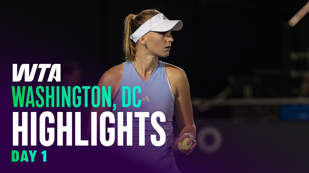Day 1 in Washington, DC with Krueger, Cocciaretto & more | WTA Match Highlights
