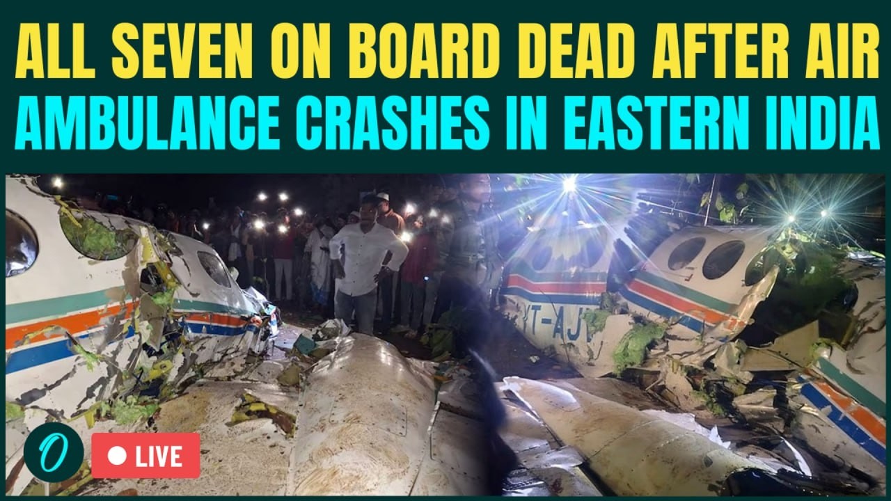 Jharkhand Plane Crash LIVE: Air Ambulance Heading To Delhi CRASHES in Chatra | All 7 On Board DEAD