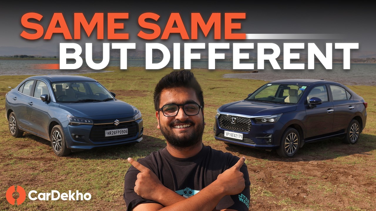 Maruti Dzire vs Honda Amaze Detailed Comparison: Kaafi close ki takkar!