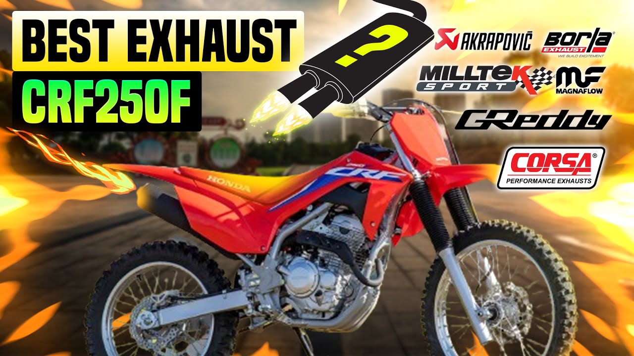 Honda CRF250F Exhaust Sound 🔥 Upgrade,Yoshimura,FMF,Pro Circuit,Review,Mods,Mivv,Stock,System+