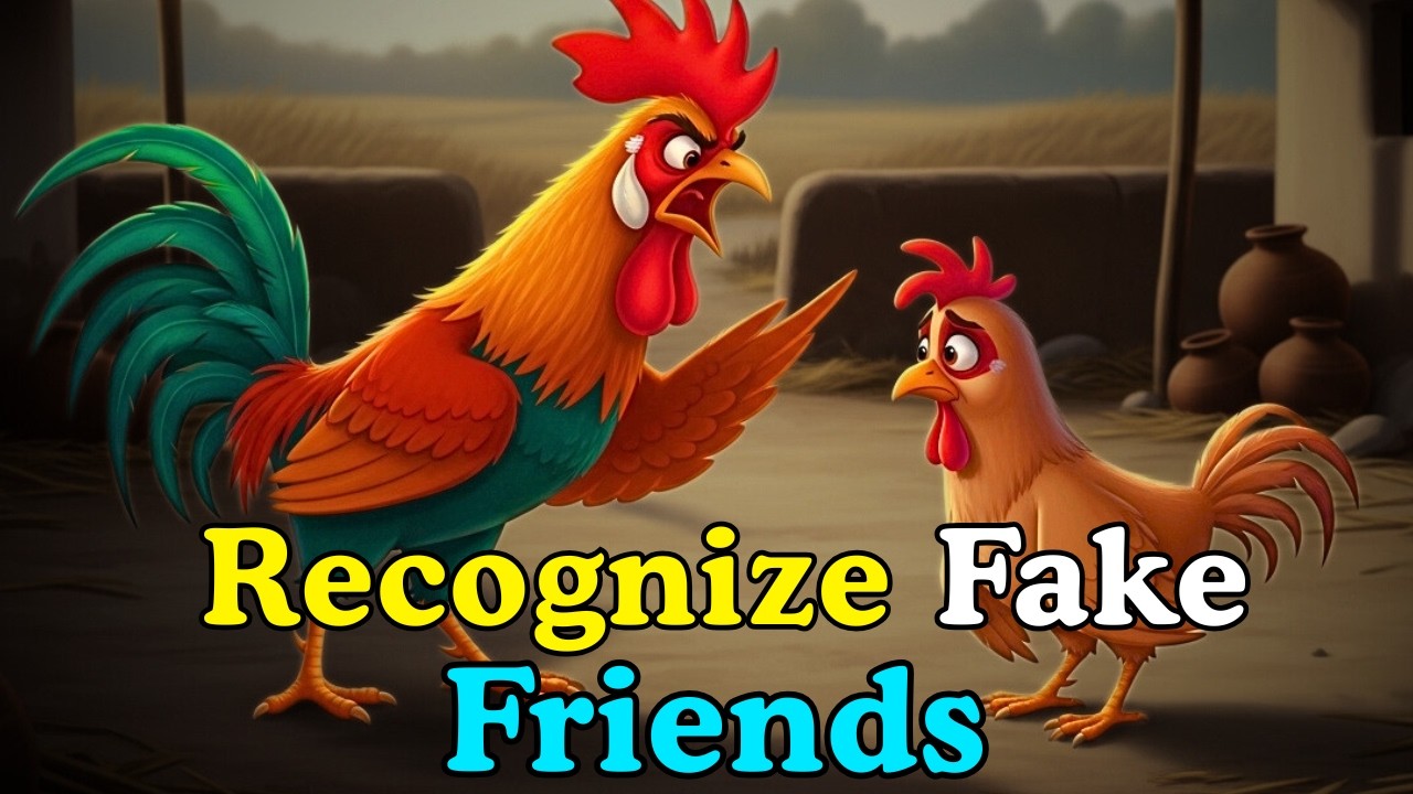 Recognize Fake Friends | The Two Rooster's | Moral Story