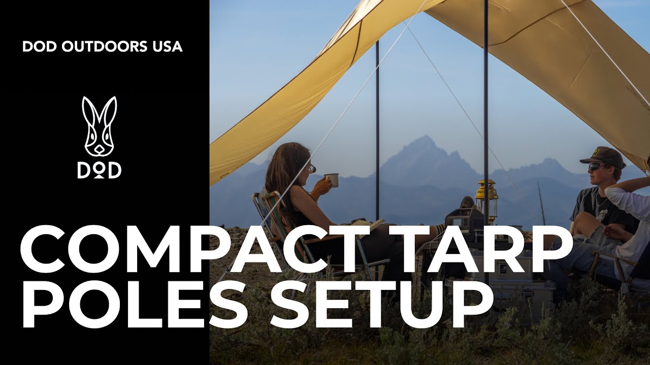 DOD Outdoors Compact Tarp Poles