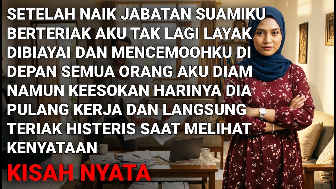 BARU NAIK JABATAN, SUAMI MELARANG AKU SENTUH GAJINYA&mdash;BESOKNYA DIA PANIK LUAR BIASA