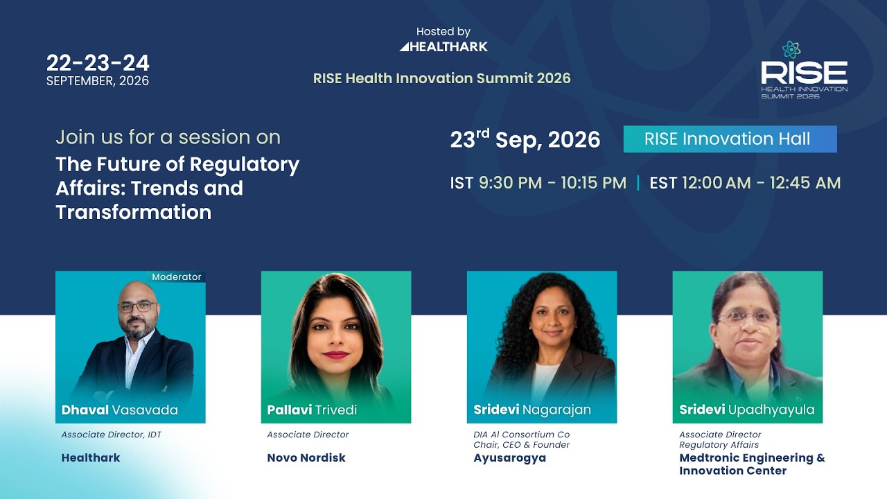 RISE 2026 | Day 2 | The Future of Regulatory Affairs: Trends and Transformation
