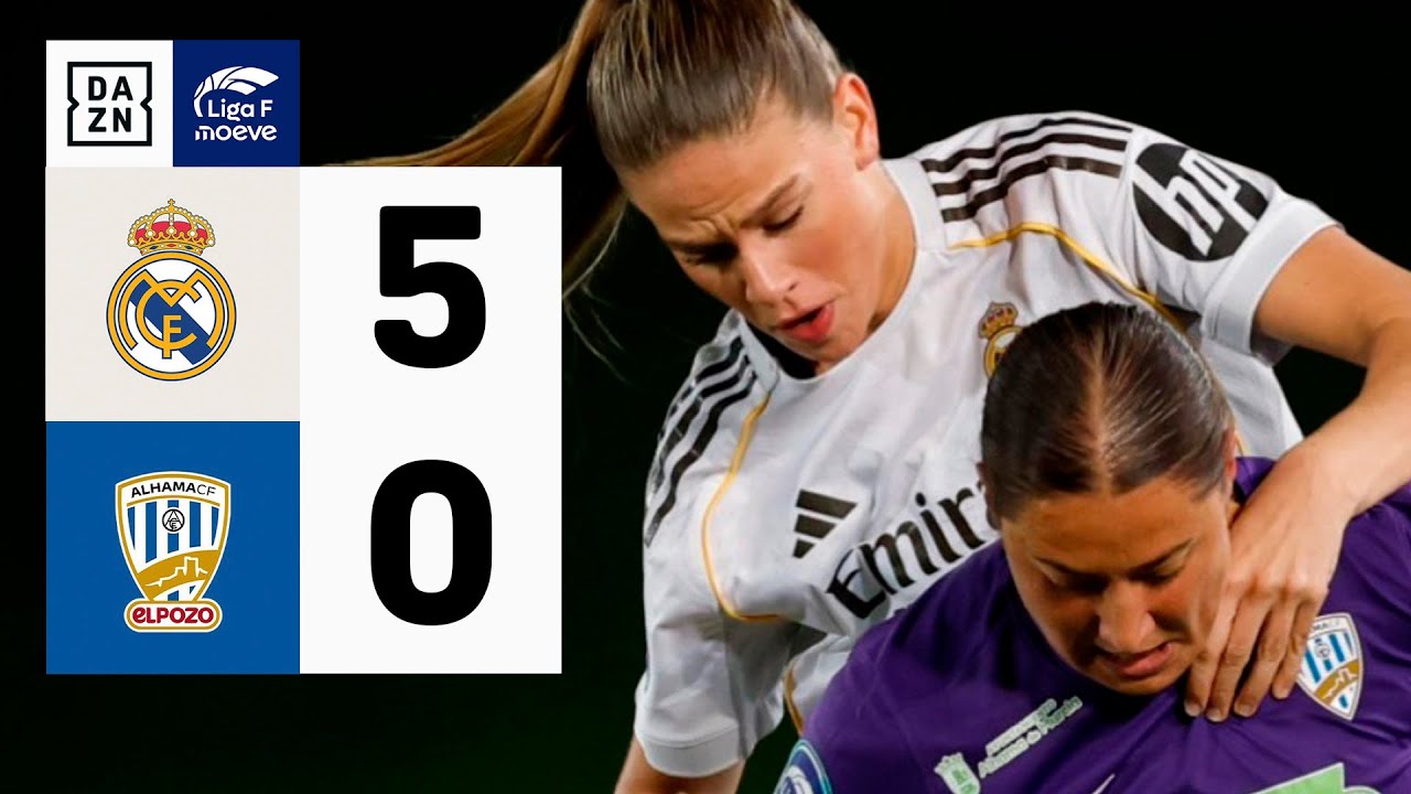 Real Madrid vs Alhama CF ElPozo (5-0) | Resumen y goles | Highlights Liga F