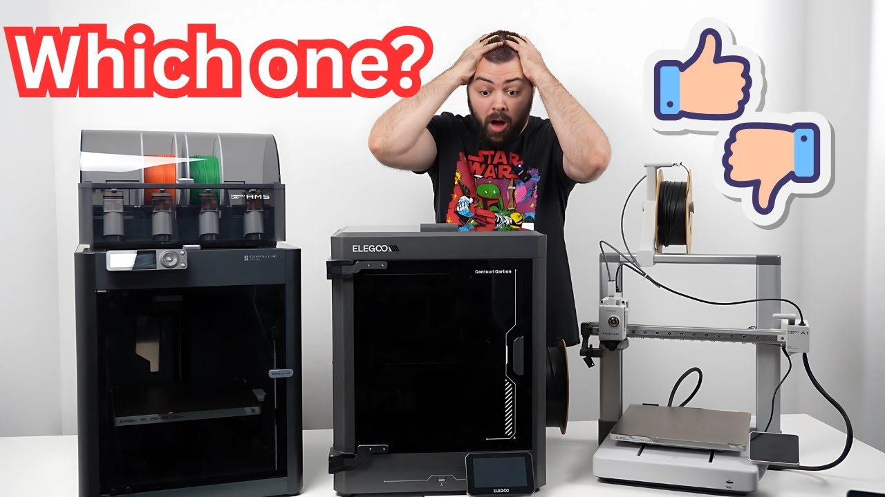 Which 3D printer should you buy? Centauri Carbon, P1S, or A1