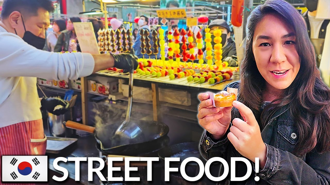 KOREAN STREET FOOD TOUR in Seoul, South Korea!