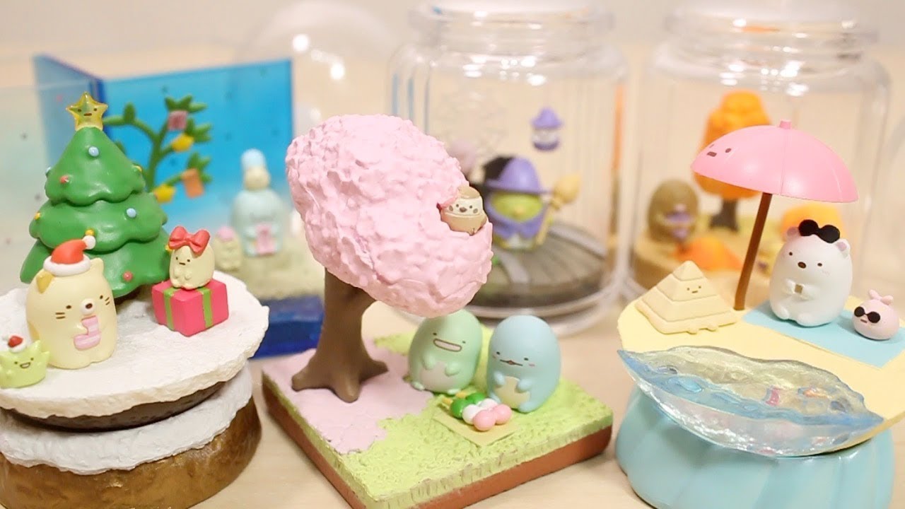 【リーメント すみっコぐらし】 春夏秋冬 テラリウム  Sumikko Gurashi Four seasons Terrarium [Miniature]