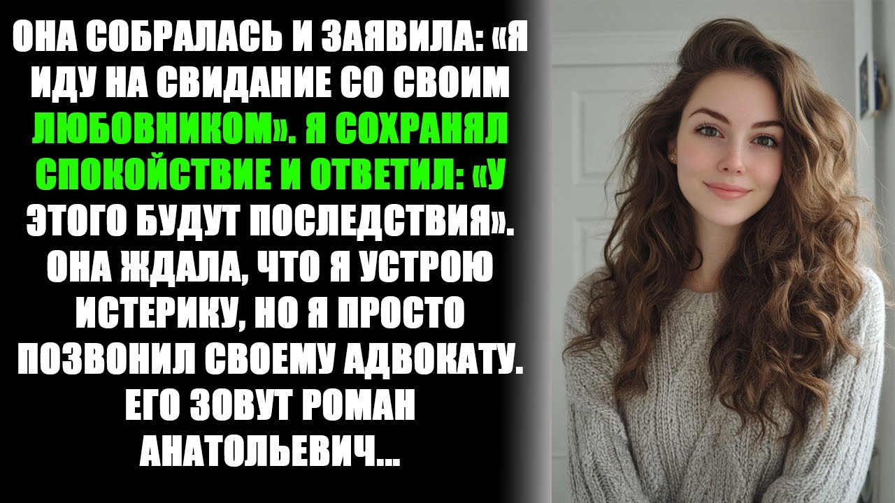 ЖЕНА ЗАЯВИЛА: «Я ИДУ НА СВИДАНИЕ С ДРУГИМ МУЖЧИНОЙ». ИСТОРИЯ ЖЕНЫ-ИЗМЕНЩИЦЫ С РЕДДИТ.