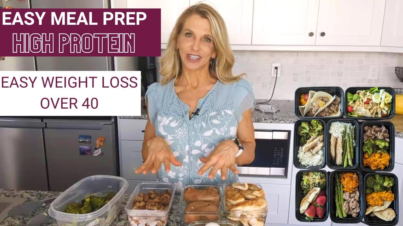 Easy Meal prep for weight loss - High Protein Low Calorie