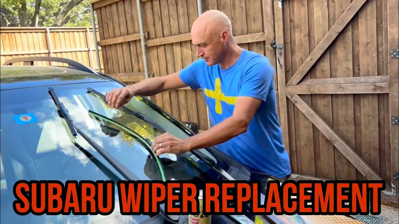 2018 Subaru Crosstrek Front and Rear Windshield Wiper Replacement