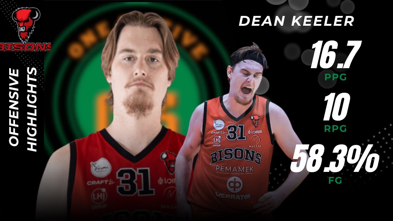 Dean Keeler Offensive Highlights | 16.7 PPG • 6’11 Center | Finland Korisliiga 