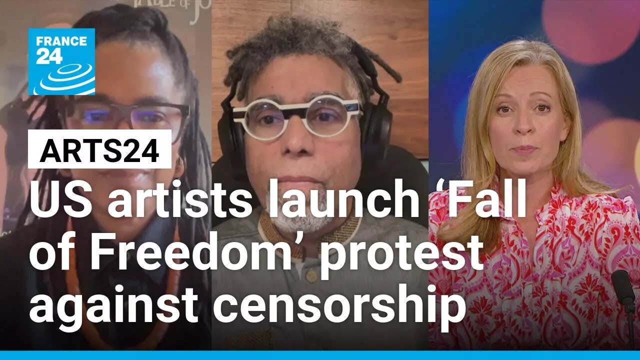 US artists launch nationwide &lsquo;Fall of Freedom&rsquo; protest against rising censorship &bull; FRANCE 24