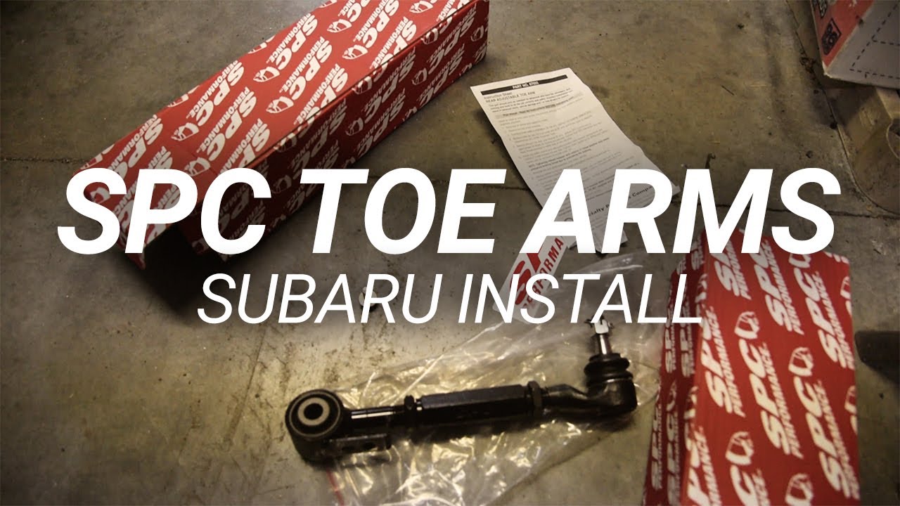 SPC Rear Toe Arms | Subaru Install