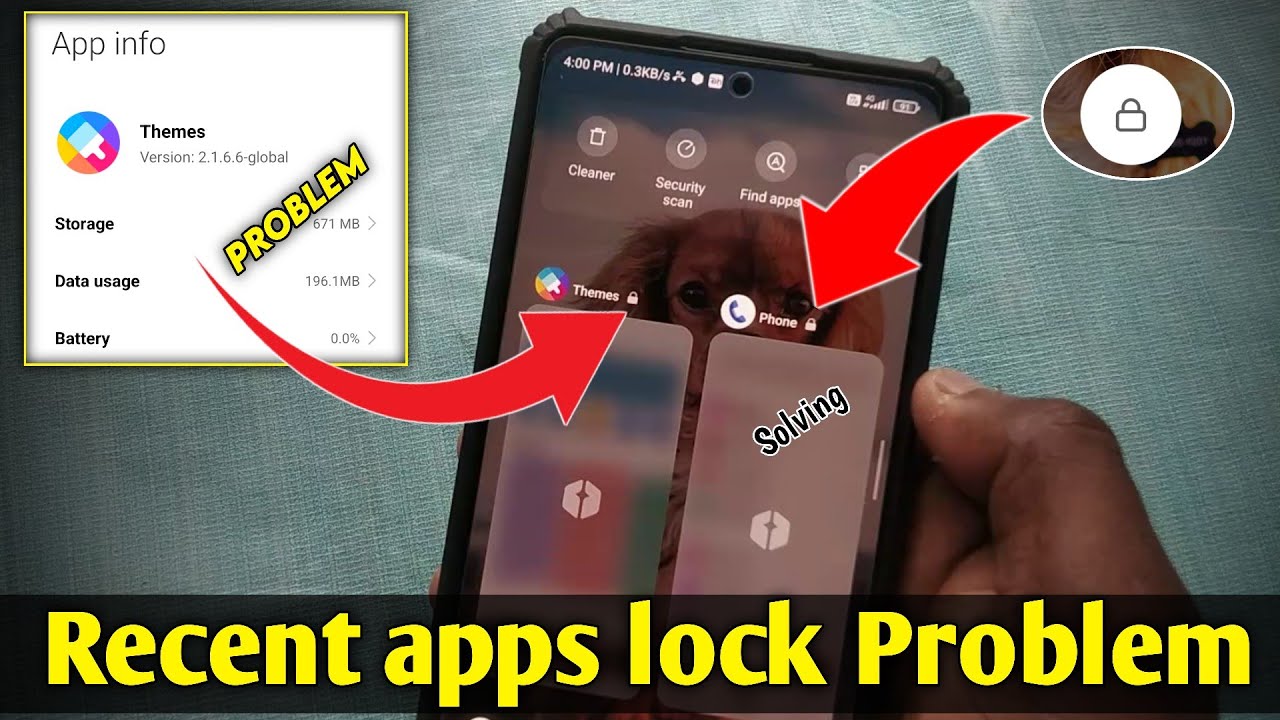 MIUI 13 Recent App Lock Problem | How To Lock Recent Apps In MIUI 13 Recent App Lock