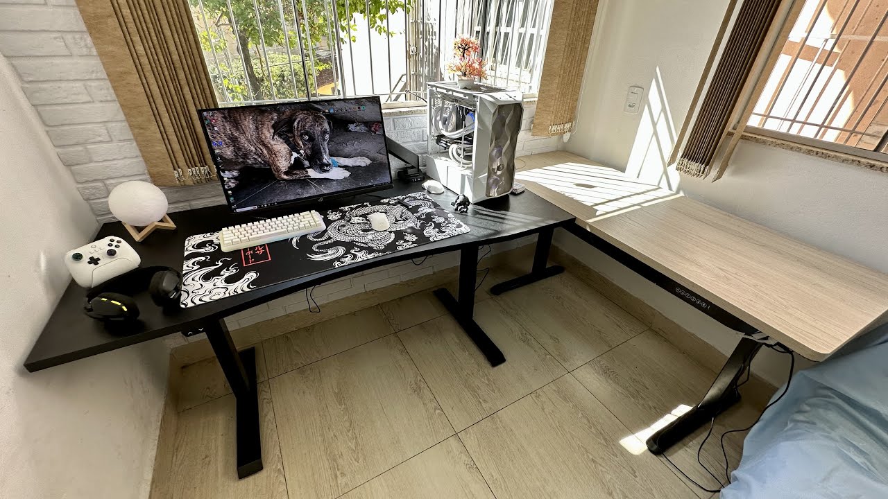 Tunando o Setup com a Mesa Ergonômica Elétrica Elements MISCH