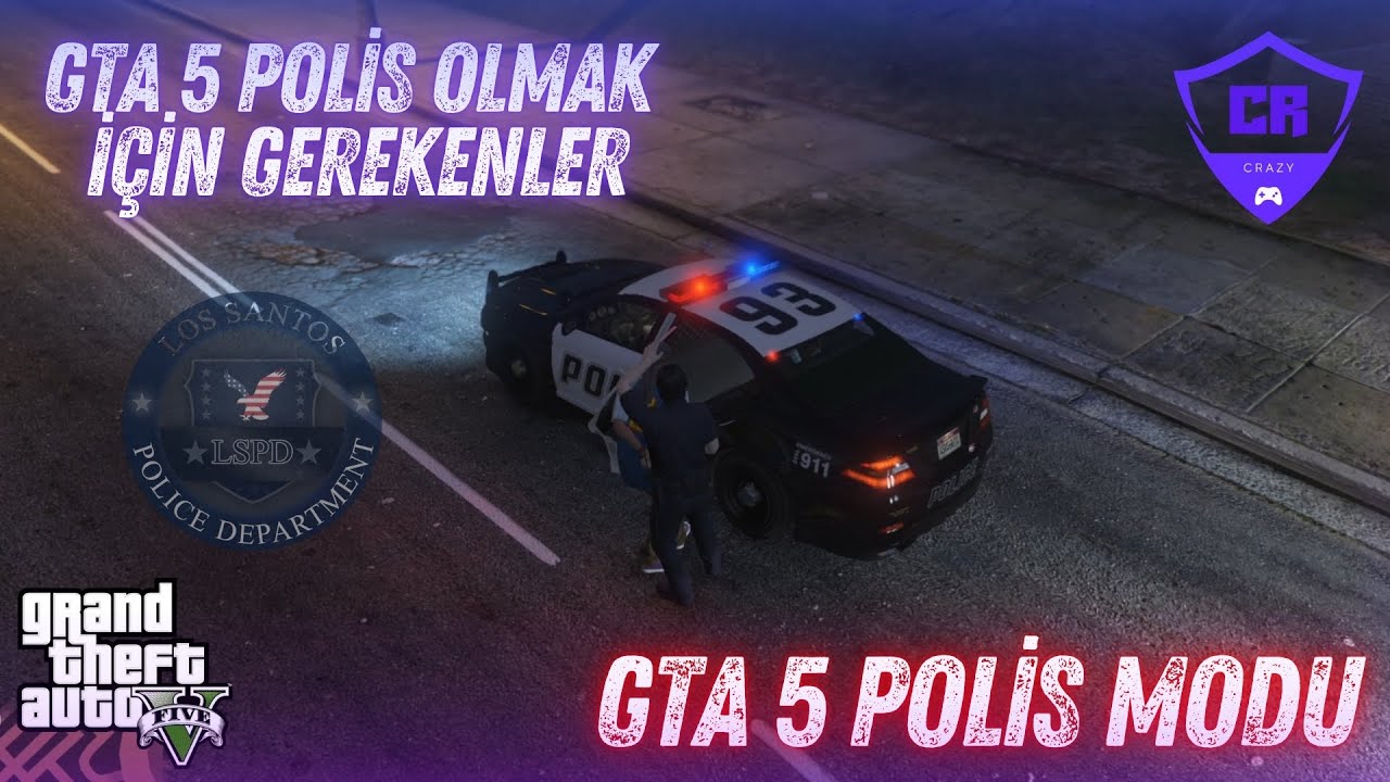 GTA 5 Polisi Oldum| Efsane Takip ve Operasyon!(Polis modu kurulum)