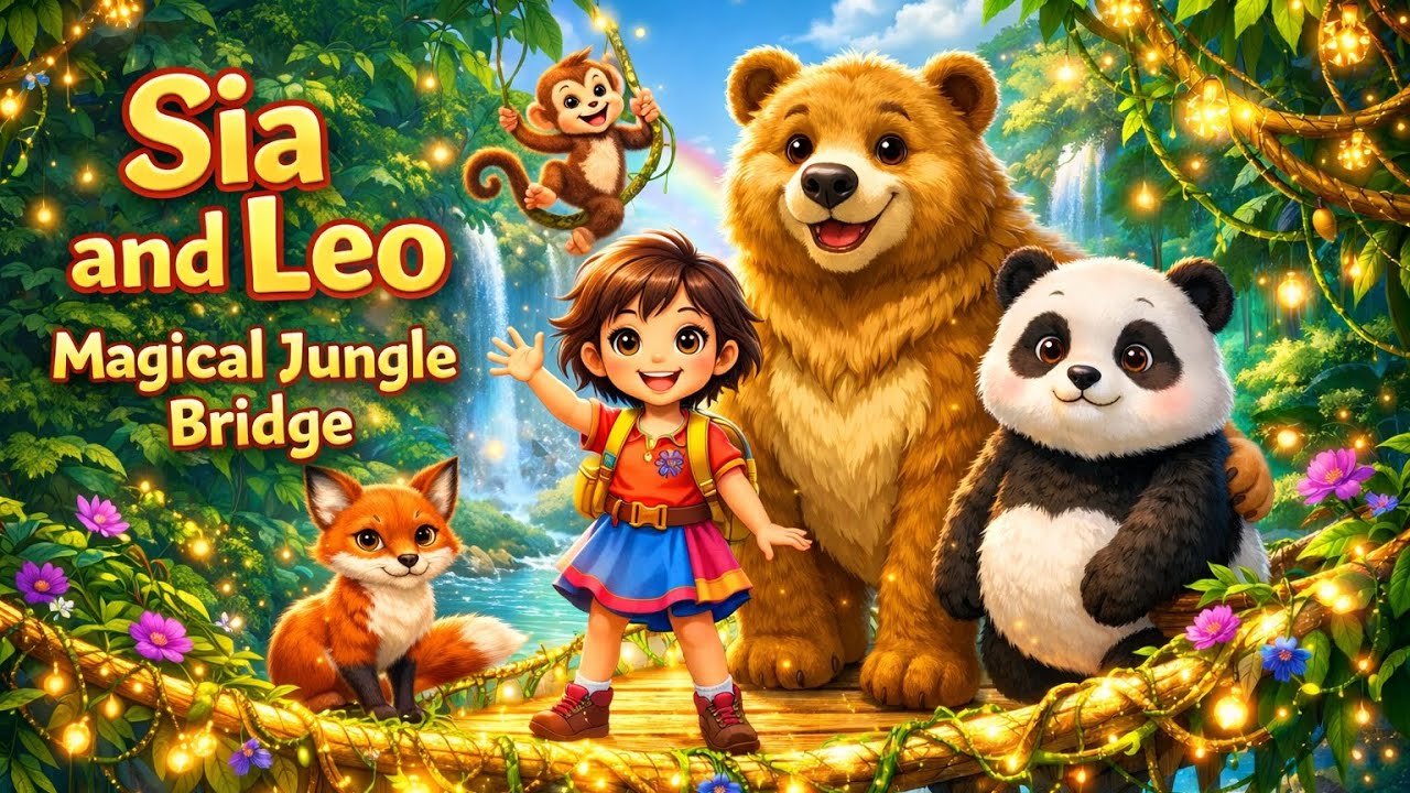Sia and Leo Monkey Fox and Panda and the Magical Jungle Bridge