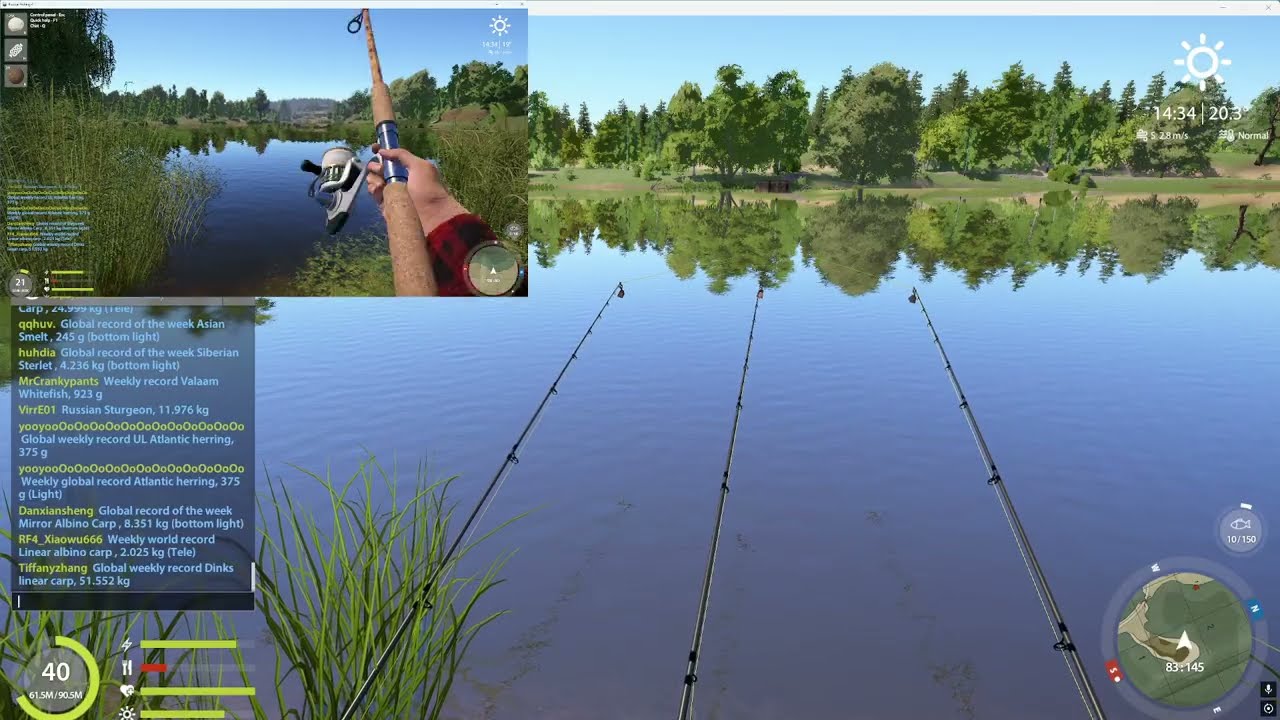 rf4 dual fishing?? Do you want more vids, skip the boring parts???