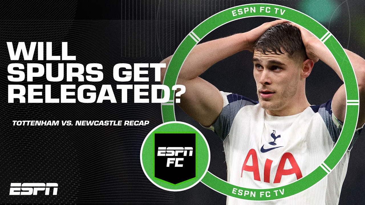 ‘I FEAR FOR TOTTENHAM!’ 🫣 Will Tottenham escape the relegation drop this season? 🤔 | ESPN FC
