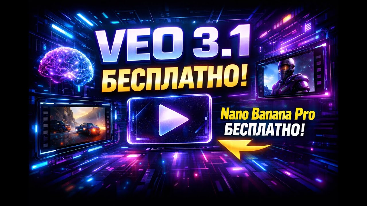 Не плати Google! Как пользоваться Nano Banana PRO и Veo почти даром