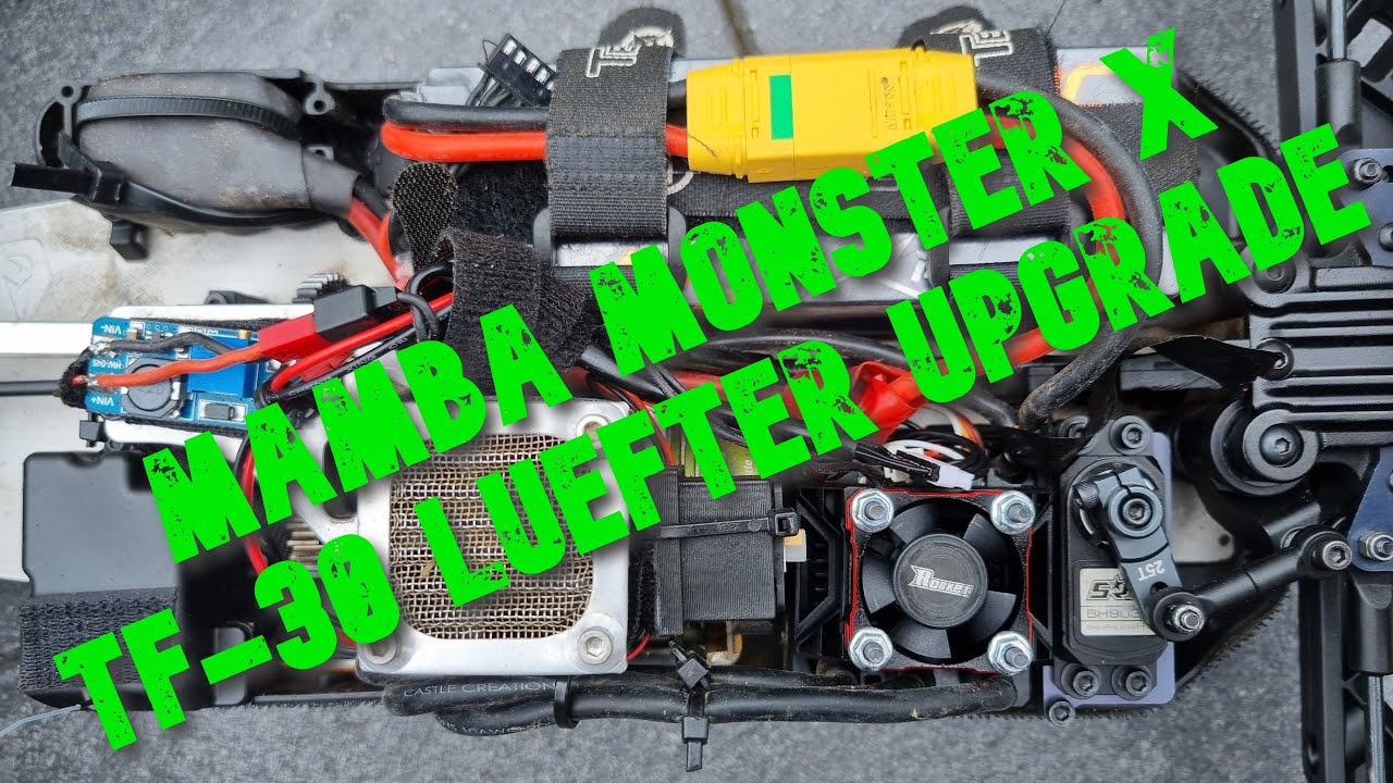 Castle Mamba Monster X - Lüfter Upgrade - Anleitung und Test