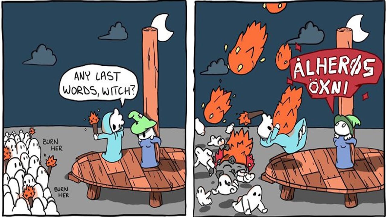 Funny Yet Dark Comics