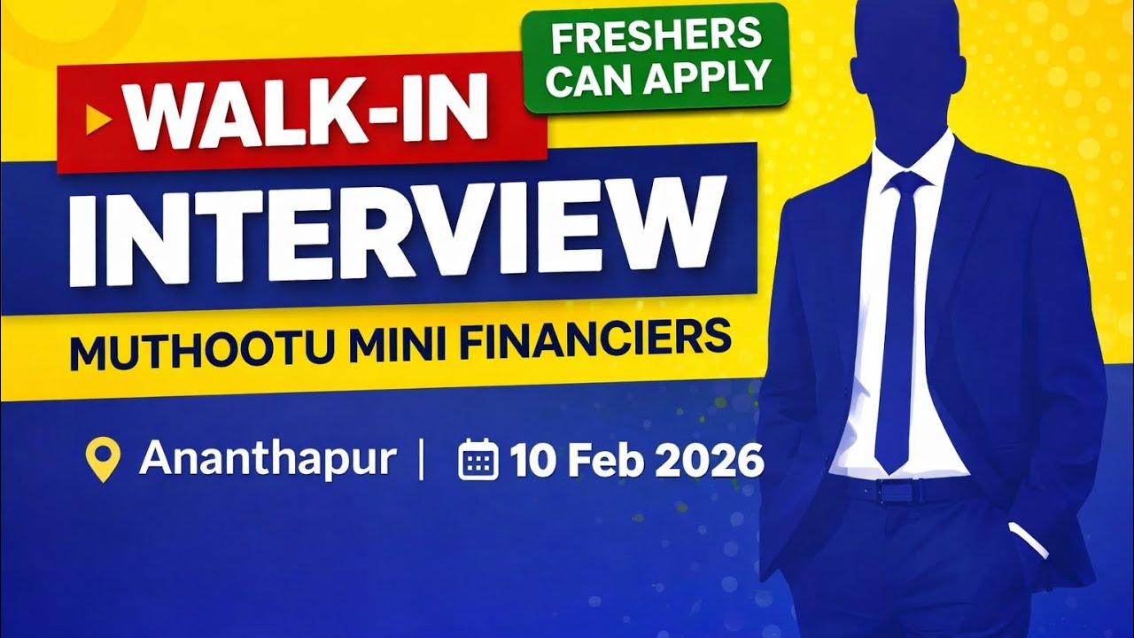 Walk-In Interview at Muthootu Mini Financiers | NBFC Jobs 2026